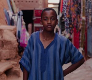 Young Boy on a Street in Morocco